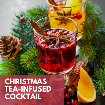 Christmas Cocktail recipe made with tea