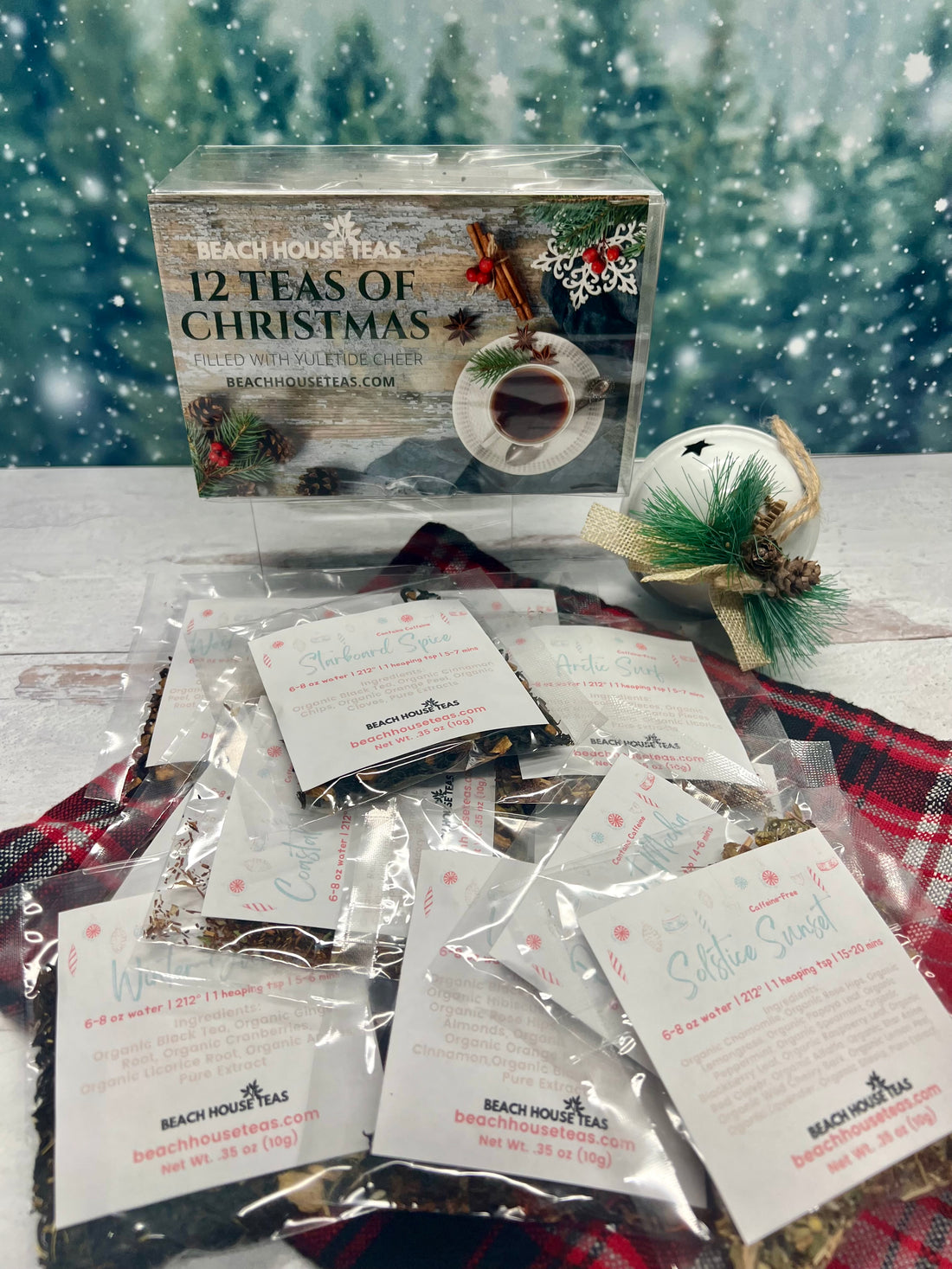 12 teas of Christmas gift set