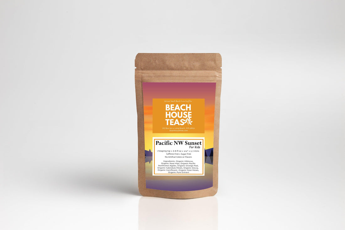 Pacific NW Sunset For Kids - Beach House Teas