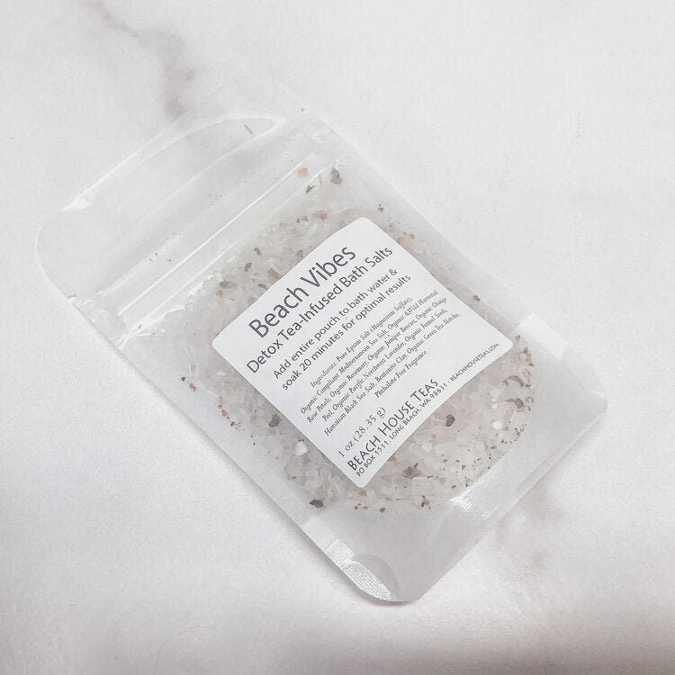 Beach Vibes Detox Tea-Infused Bath Salts - Beach House Teas