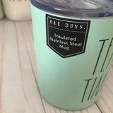 Rae Dunn Tea Time Stainless Steel Mug