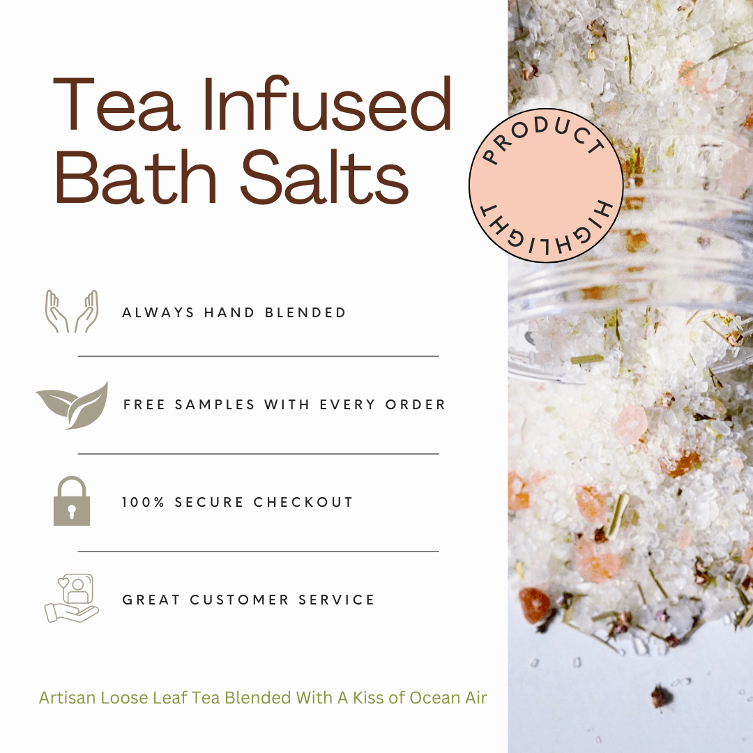 Lumberjack Tea-Infused Bath Salts - Beach House Teas