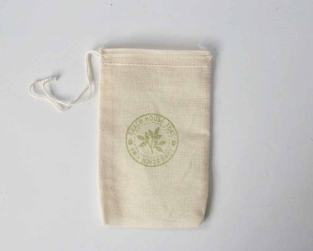 100% cotton muslin bag - Beach House Teas