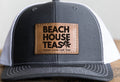 Beach House Teas Leather Patch Hat - Beach House Teas