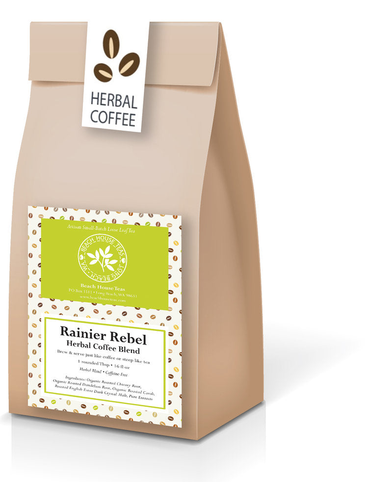 Rainier Rebel Herbal Coffee - Beach House Teas