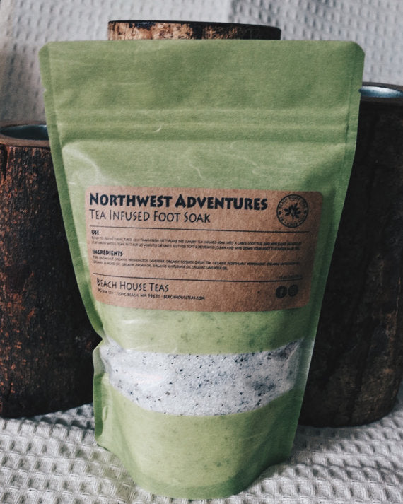Northwest Adventures Tea-Infused Foot Soak Salts - Beach House Teas