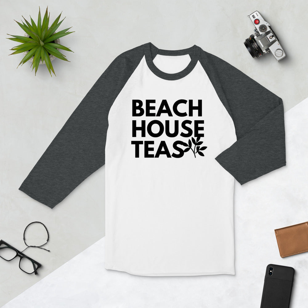 3/4 sleeve raglan shirt - Beach House Teas
