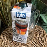 Joie Glass Tea Mug & Infuser set - Beach House Teas